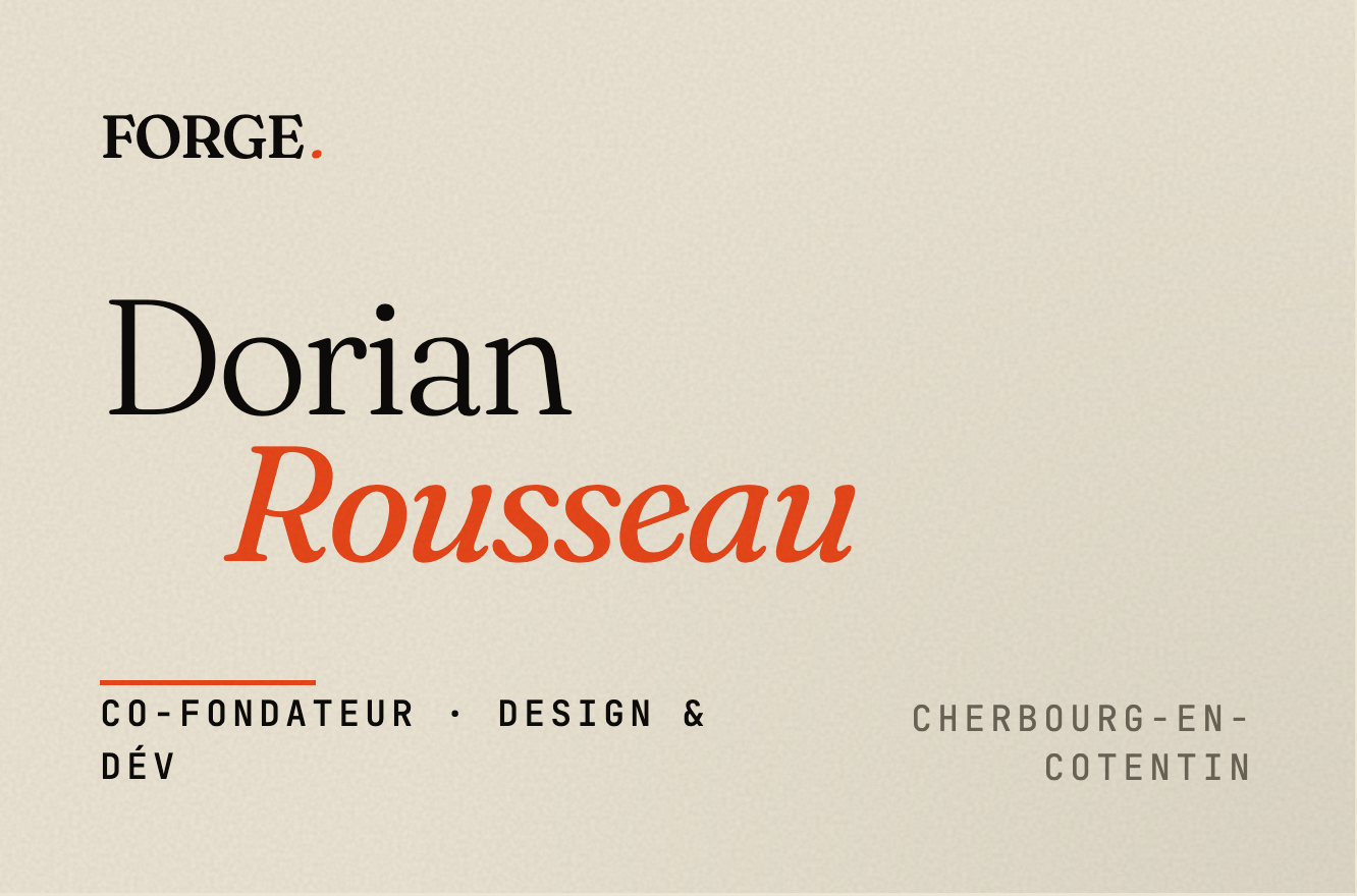 Dorian Rousseau — Recto